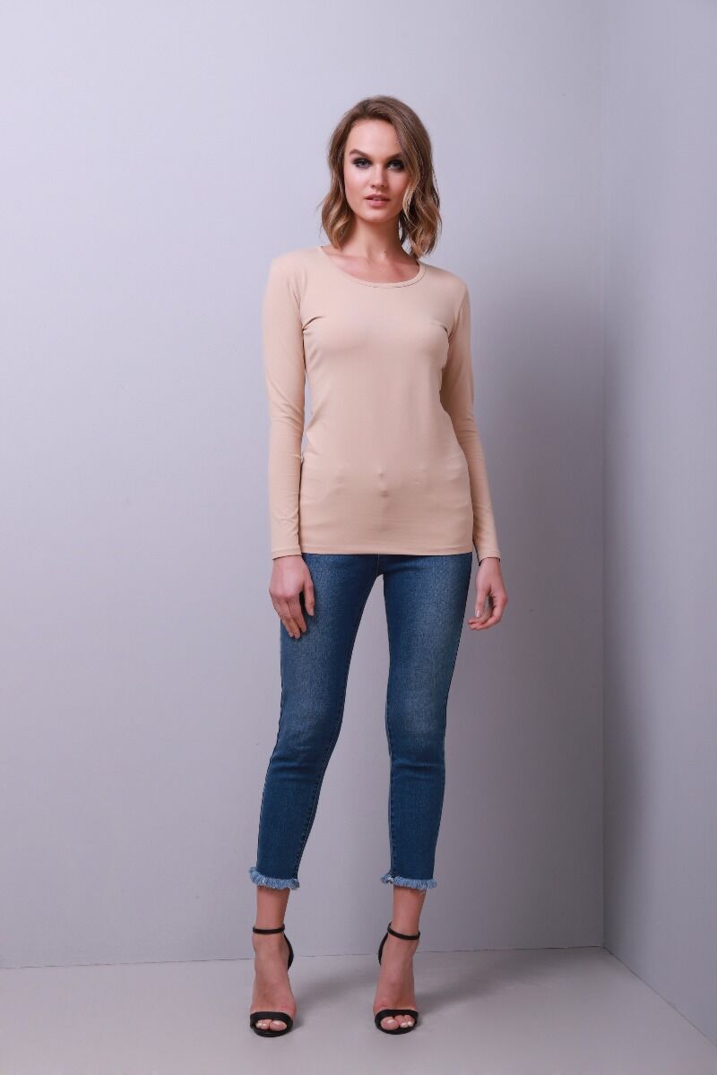 Long Sleeves  Basic Top