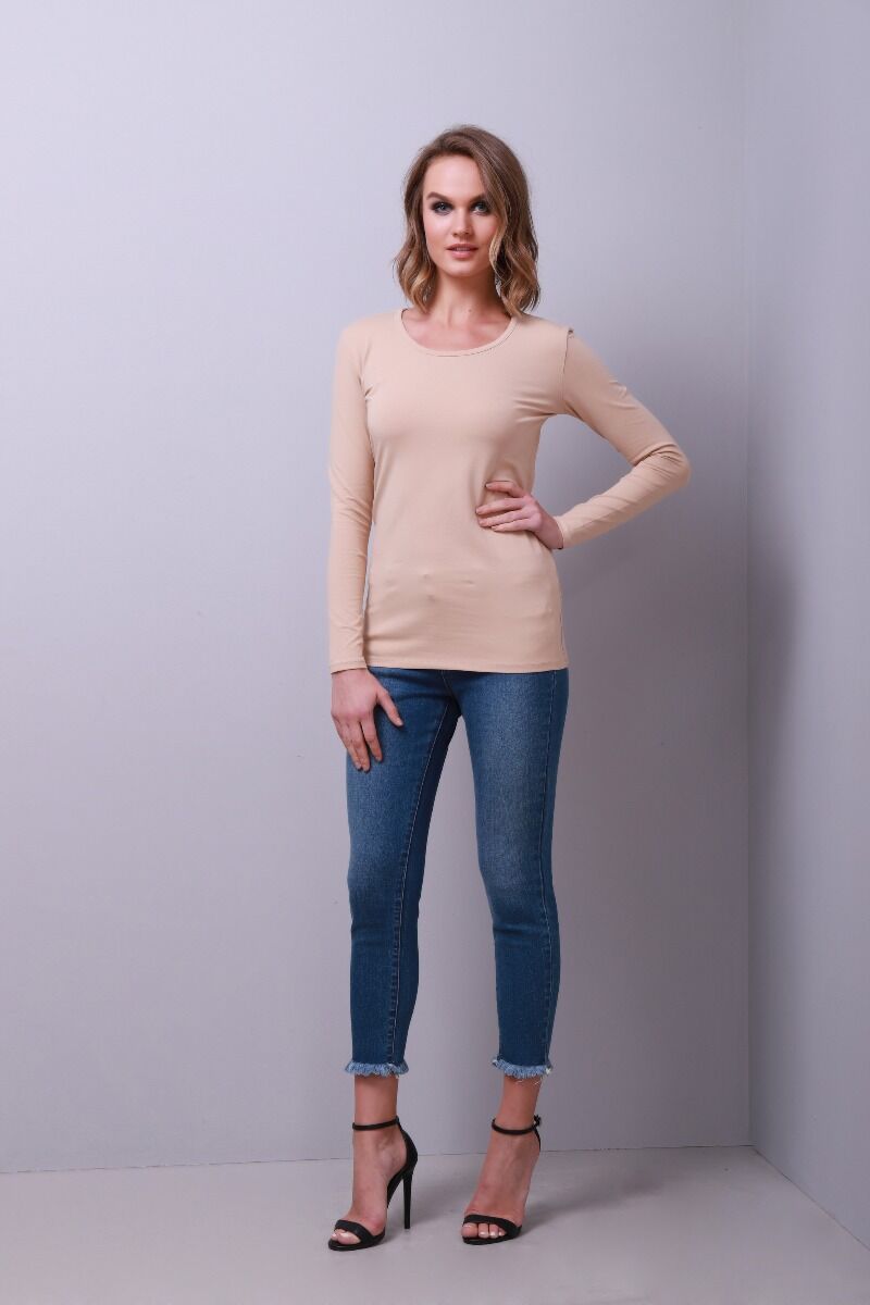 Long Sleeves  Basic Top